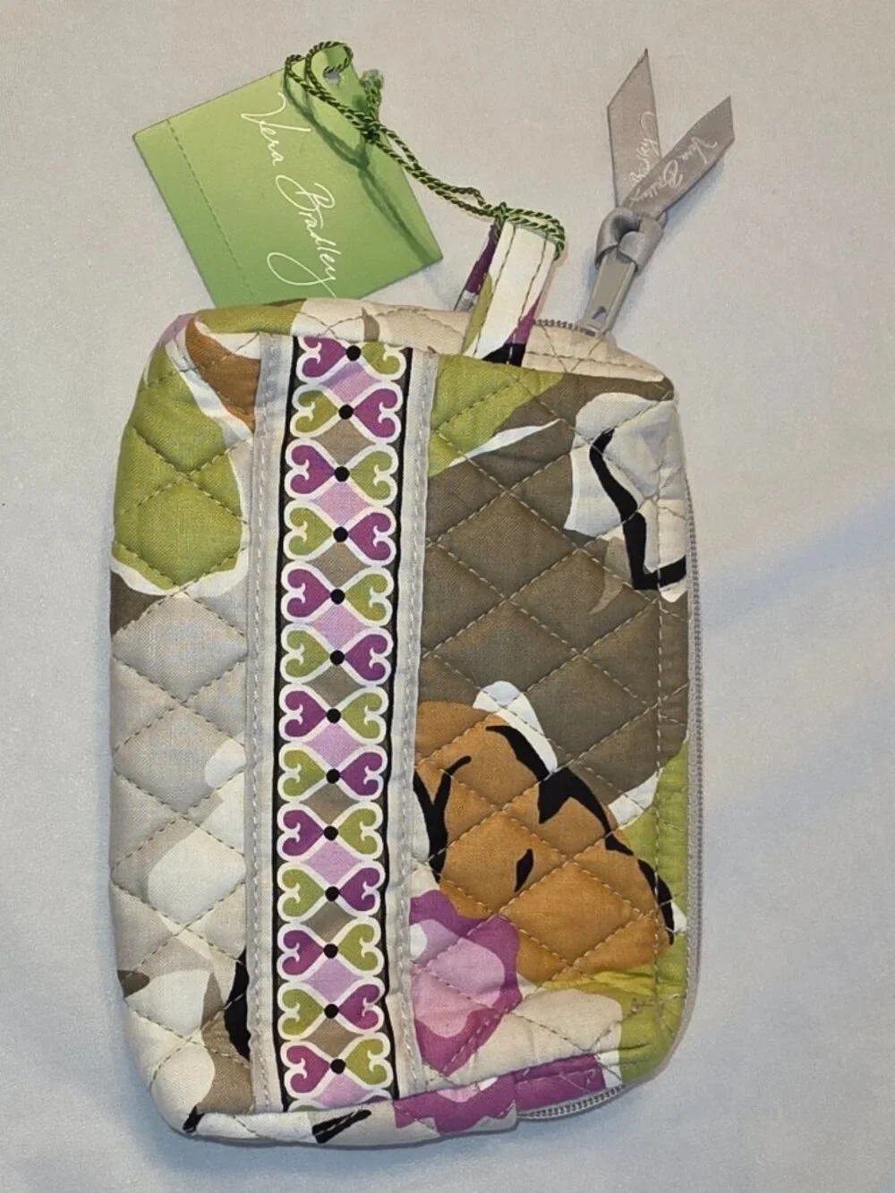 Vera Bradley Cosmetic Pouch Case  Portobello Road Cottagecore Garden NWT Gift